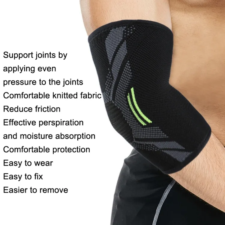 1pair Three-Dimensional Compression Belt Tightens Comfortable Breathable Warm Elbow Pads(S)