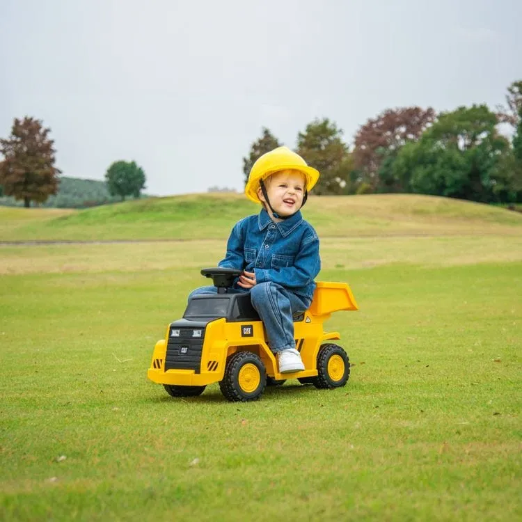 6V CAT Dump Truck 1-Seater Ride On Toy