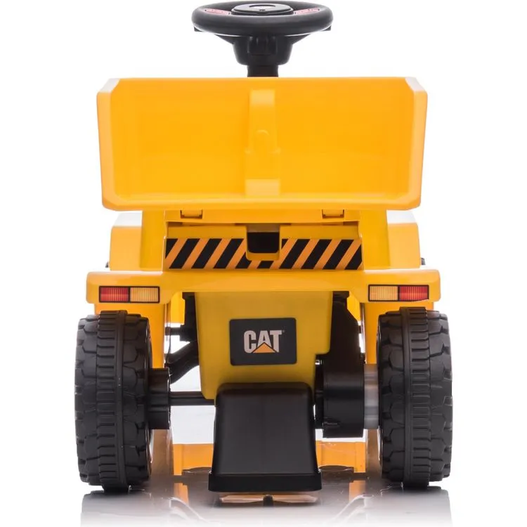 6V CAT Dump Truck 1-Seater Ride On Toy