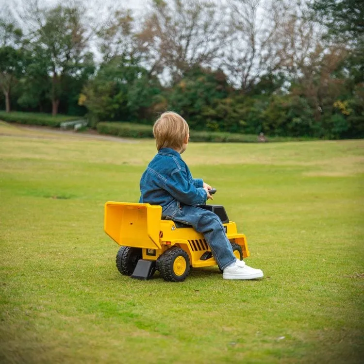 6V CAT Dump Truck 1-Seater Ride On Toy