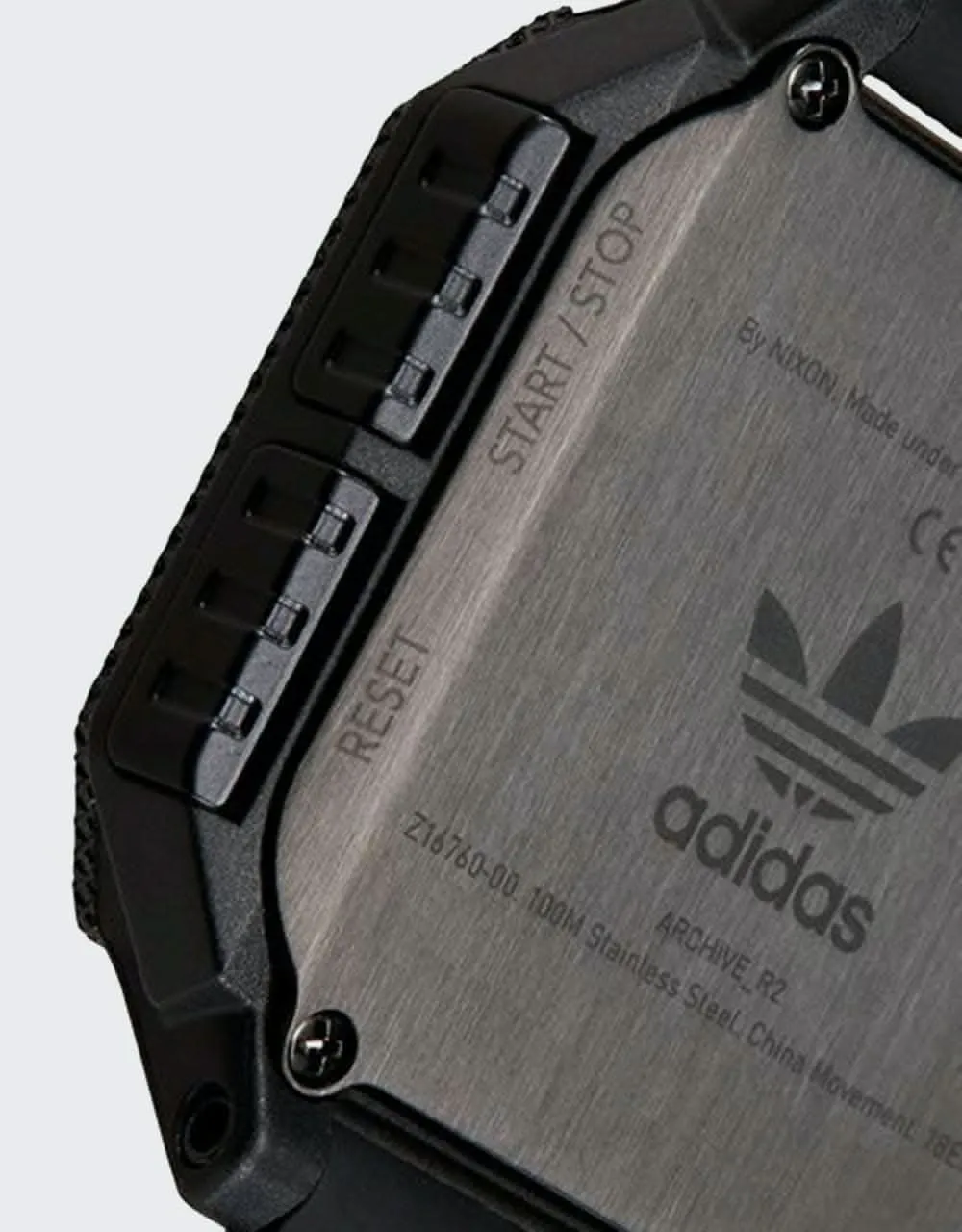 adidas Archive R2 Watch - All Black/Red