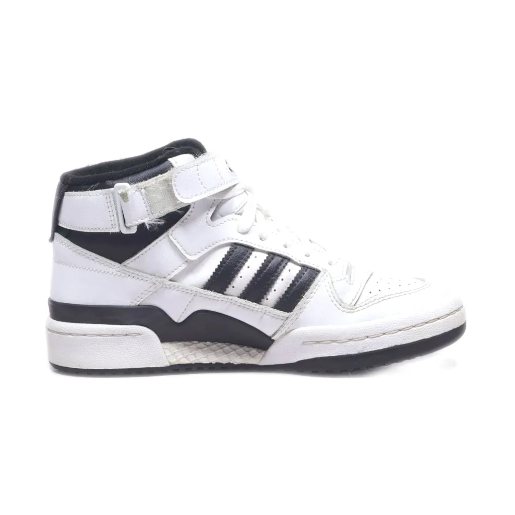 Adidas Forum Mid High-Top Sneakers Leather White Colour For Women