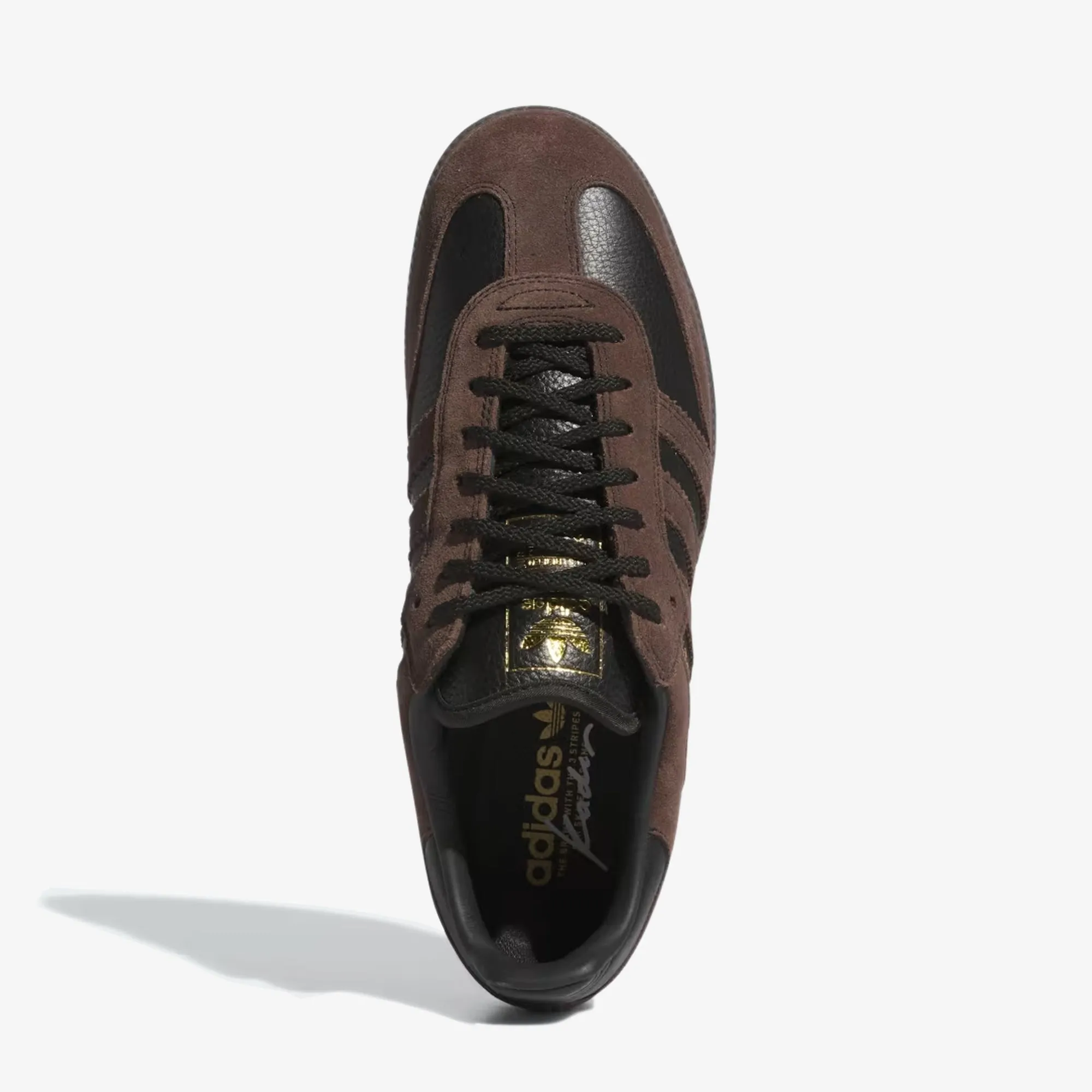 ADIDAS ORIGINALS | SAMBA ADV X KADER { CARBONBLACK/BROWN/GUM5