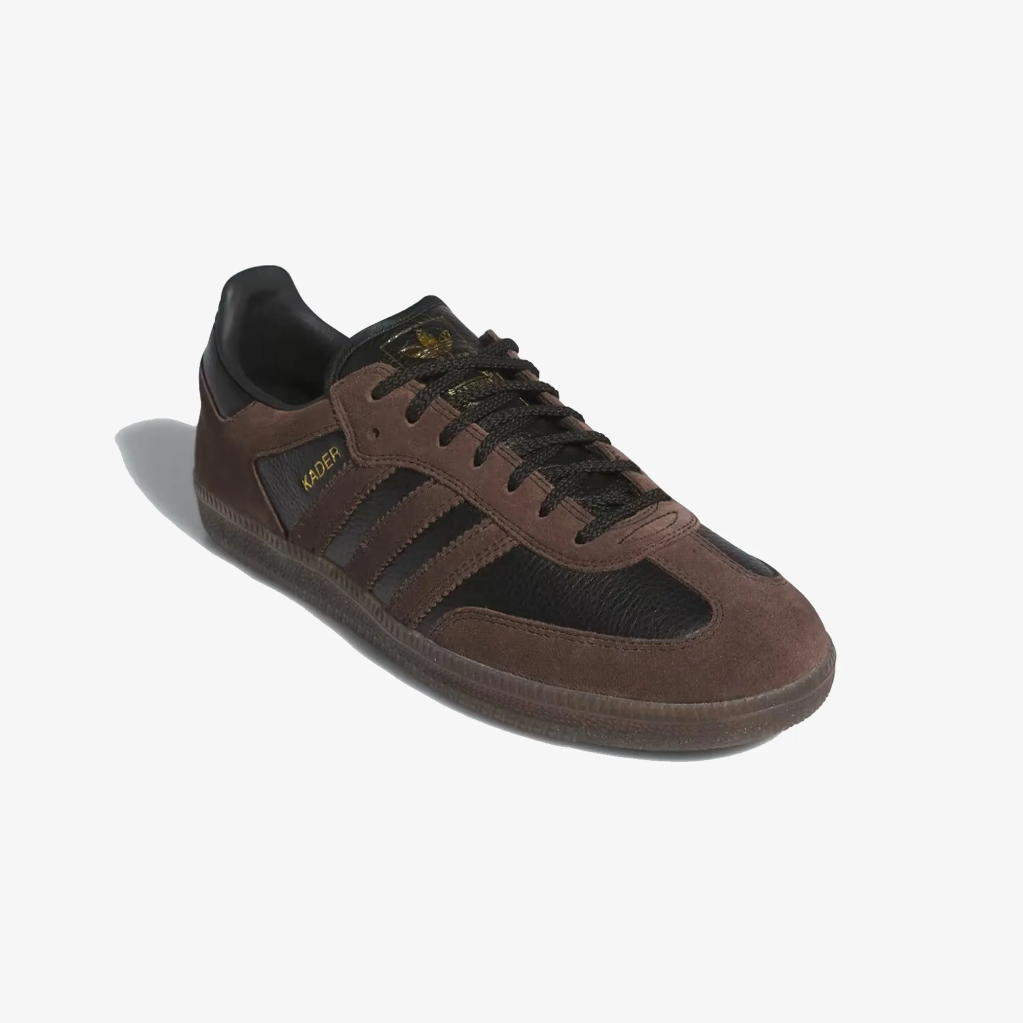 ADIDAS ORIGINALS | SAMBA ADV X KADER { CARBONBLACK/BROWN/GUM5