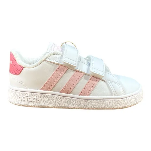 Adidas sneakers da bambina Breaknet CF I GX5751 white-pink