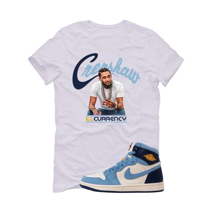 Air Jordan 1 High OG WMNS First in Flight White T-Shirt (Crenshaw)| illcurrency