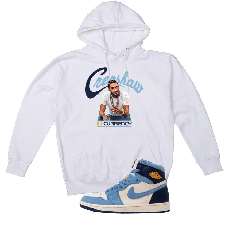 Air Jordan 1 High OG WMNS First in Flight White T-Shirt (Crenshaw)| illcurrency