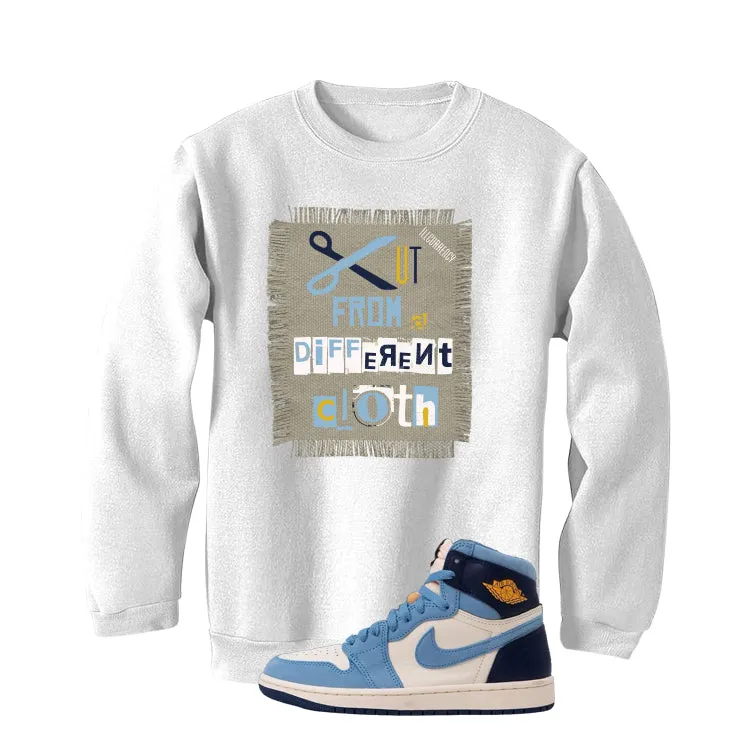 Air Jordan 1 High OG WMNS First in Flight White T-Shirt (Cut from a different cloth)| illcurrency