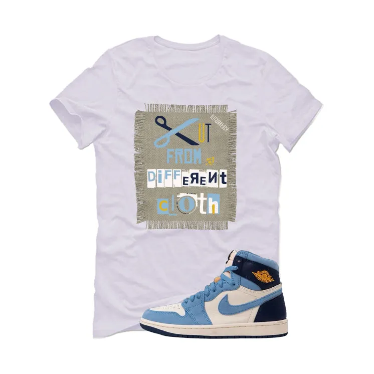 Air Jordan 1 High OG WMNS First in Flight White T-Shirt (Cut from a different cloth)| illcurrency