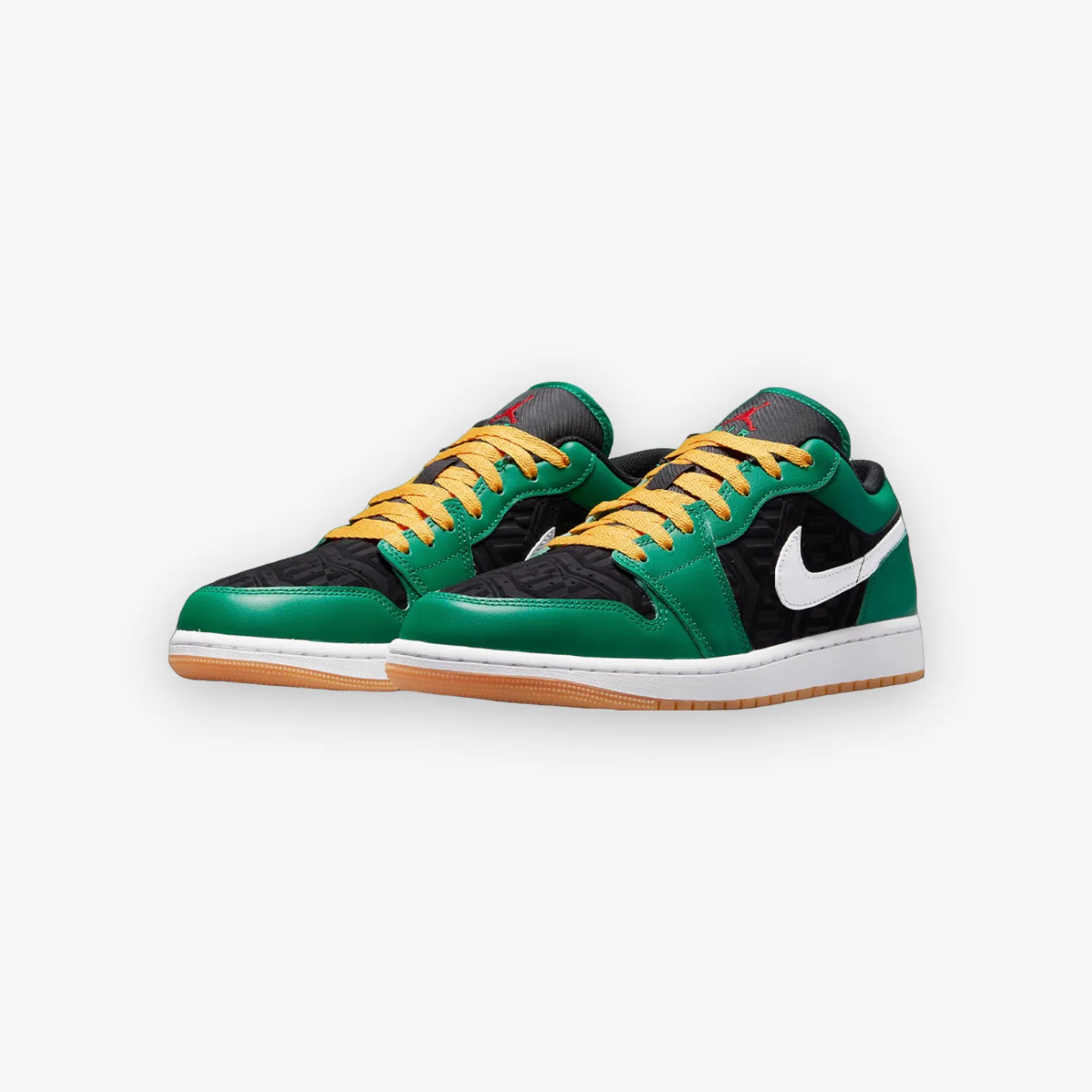 Air Jordan 1 Low SE GS Malachite Fire Red Black Taxi DQ8421-300