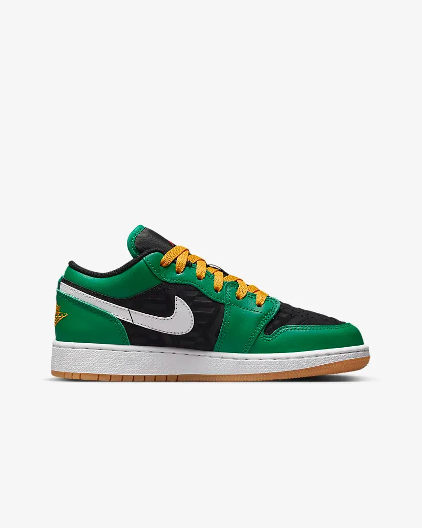 Air Jordan 1 Low SE GS Malachite Fire Red Black Taxi DQ8421-300