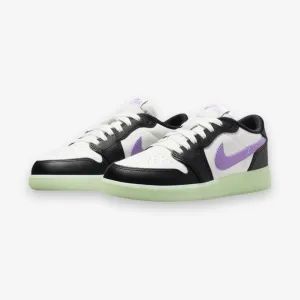 Air Jordan 1 Retro Low OG (GS) Black Black Raspberry HF0410-001