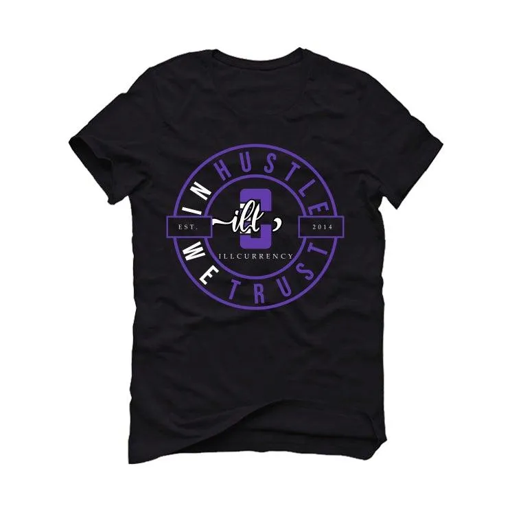 Air Jordan 13 “Court Purple” Black T-Shirt (In Hustle We Trust)