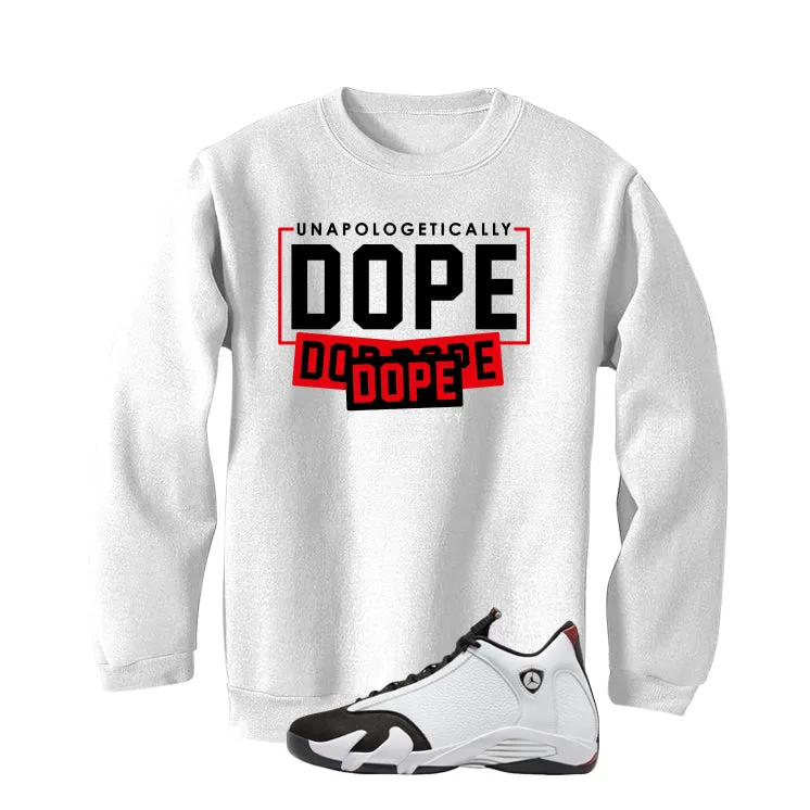 Air Jordan 14 Black Toe White T-Shirt (DOPE)| illcurrency