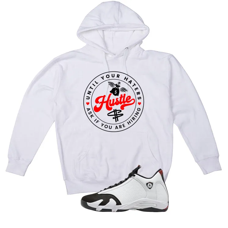 Air Jordan 14 Black Toe White T-Shirt (Haters Catch Up)| illcurrency