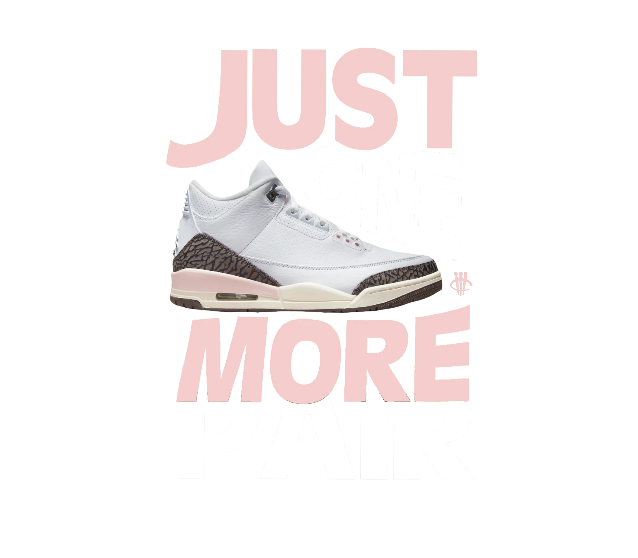 Air Jordan 3 WMNS “Neapolitan” | illcurrency Black T-Shirt (JUST ONE MORE PAIR)