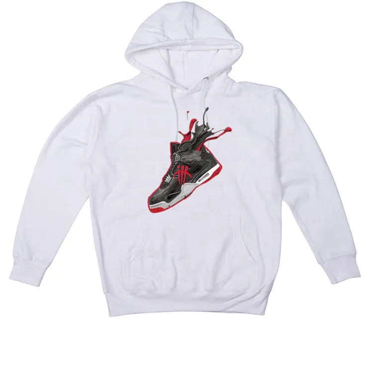 AIR JORDAN 4 “BRED REIMAGINED” 2024 | ILLCURRENCY White T-Shirt (SPLASH 4)