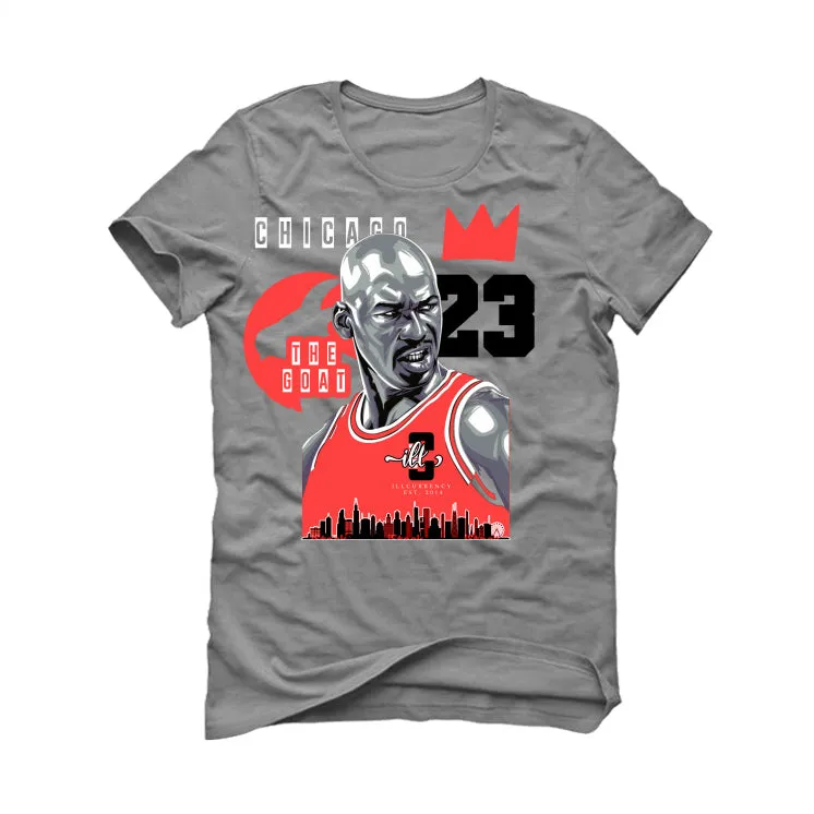 Air Jordan 4 “Infrared” Grey T-Shirt (The Goat)