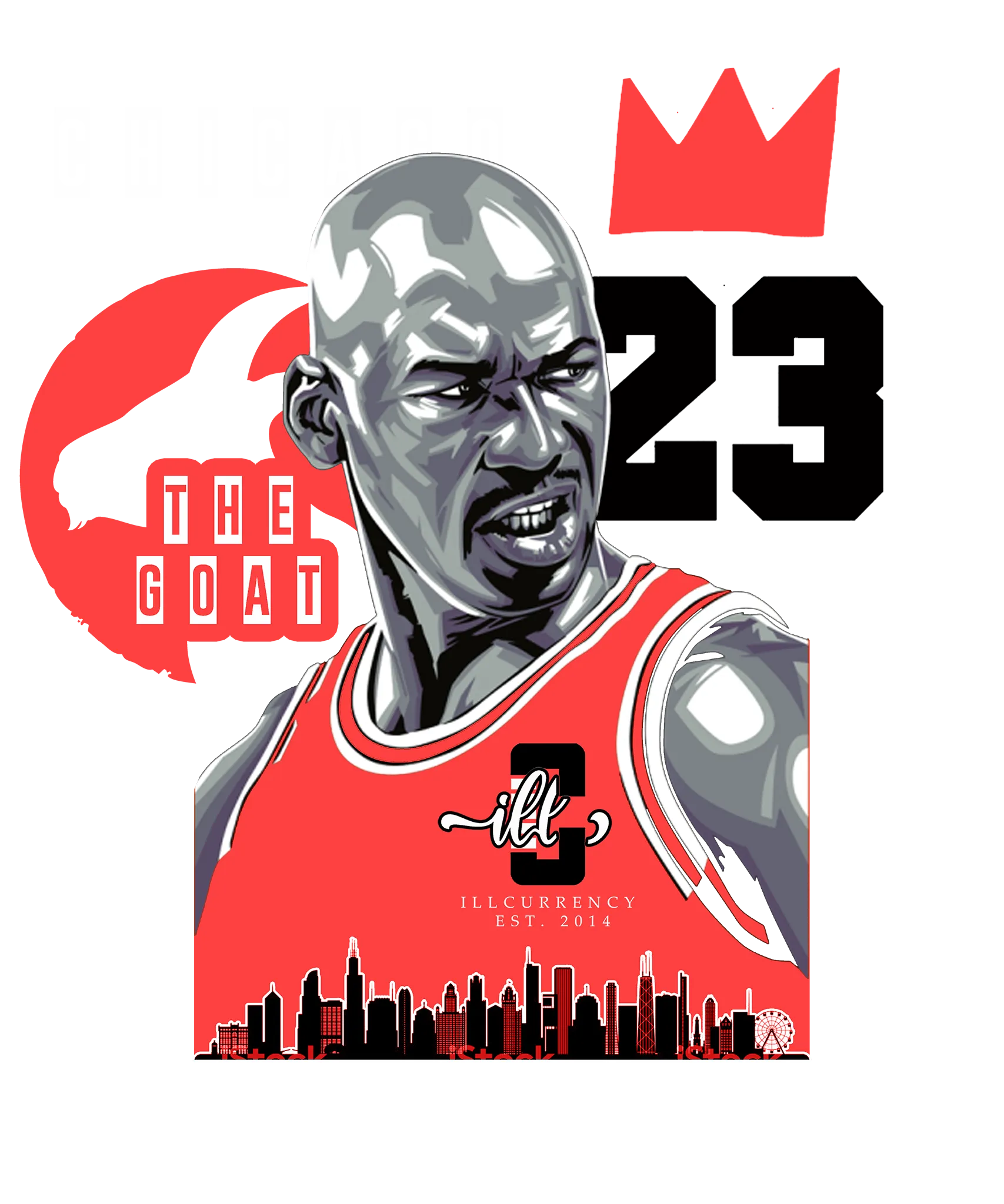 Air Jordan 4 “Infrared” Grey T-Shirt (The Goat)