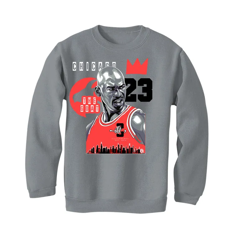 Air Jordan 4 “Infrared” Grey T-Shirt (The Goat)