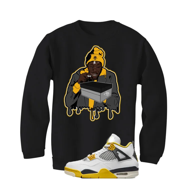 Air Jordan 4 WNNS “Vivid Sulfur” | illcurrency Black T-Shirt (UNCENSORED)