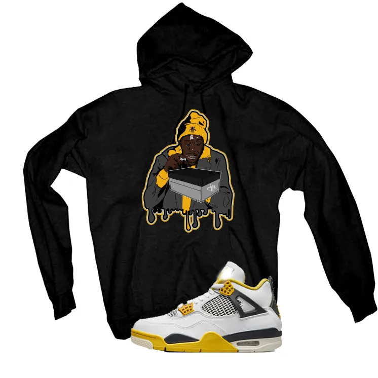 Air Jordan 4 WNNS “Vivid Sulfur” | illcurrency Black T-Shirt (UNCENSORED)