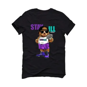 Air Jordan 5 "Alternate Grape" Black T-Shirt (Stay ill bear)