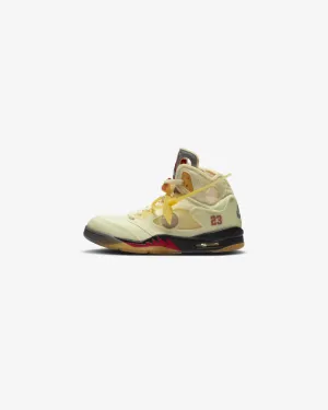 Air Jordan 5 Retro Off-White Sail Sneakers