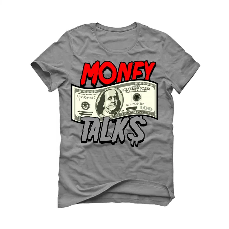 Air Jordan 9 “Particle Grey” Gray T-Shirt (MONEY TALKS)