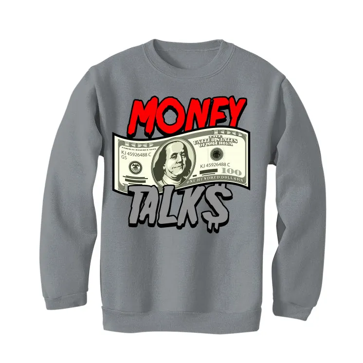 Air Jordan 9 “Particle Grey” Gray T-Shirt (MONEY TALKS)