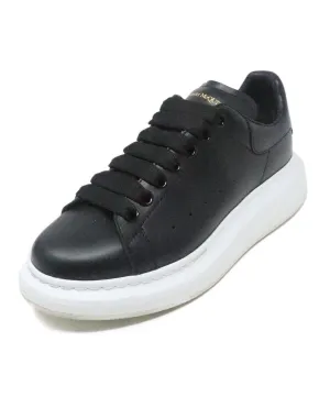 Alexander McQueen Black Leather Sneakers sz 9