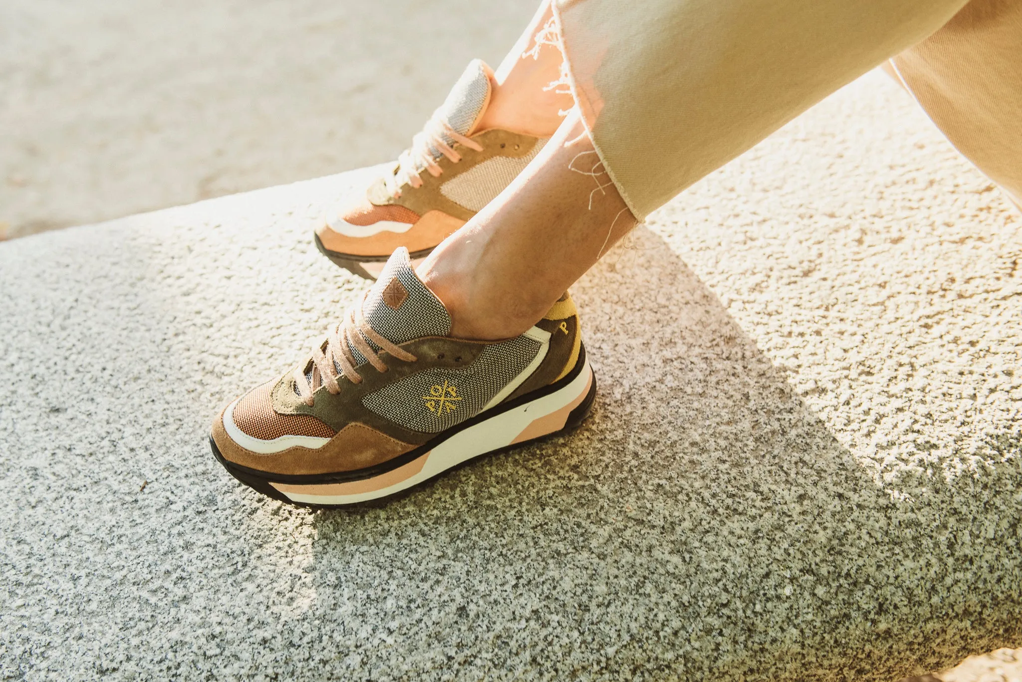 Almanzor Olive Green Suede Sneaker