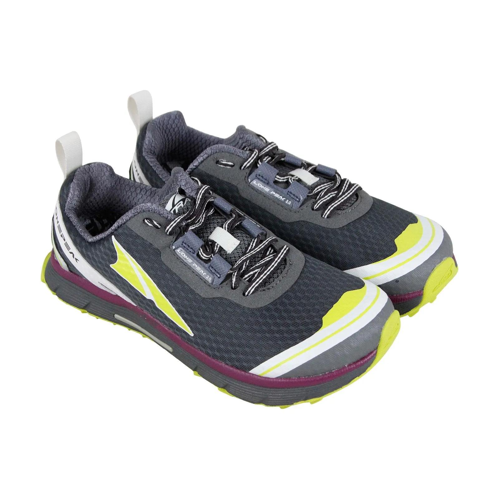 Altra Lone Peak 2.0 A2453-1 Womens Gray Canvas Low Top Athletic Running Shoes