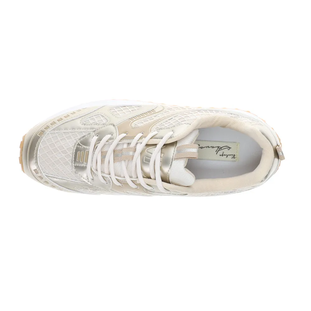 Apollo Metallic Lace Up Sneakers