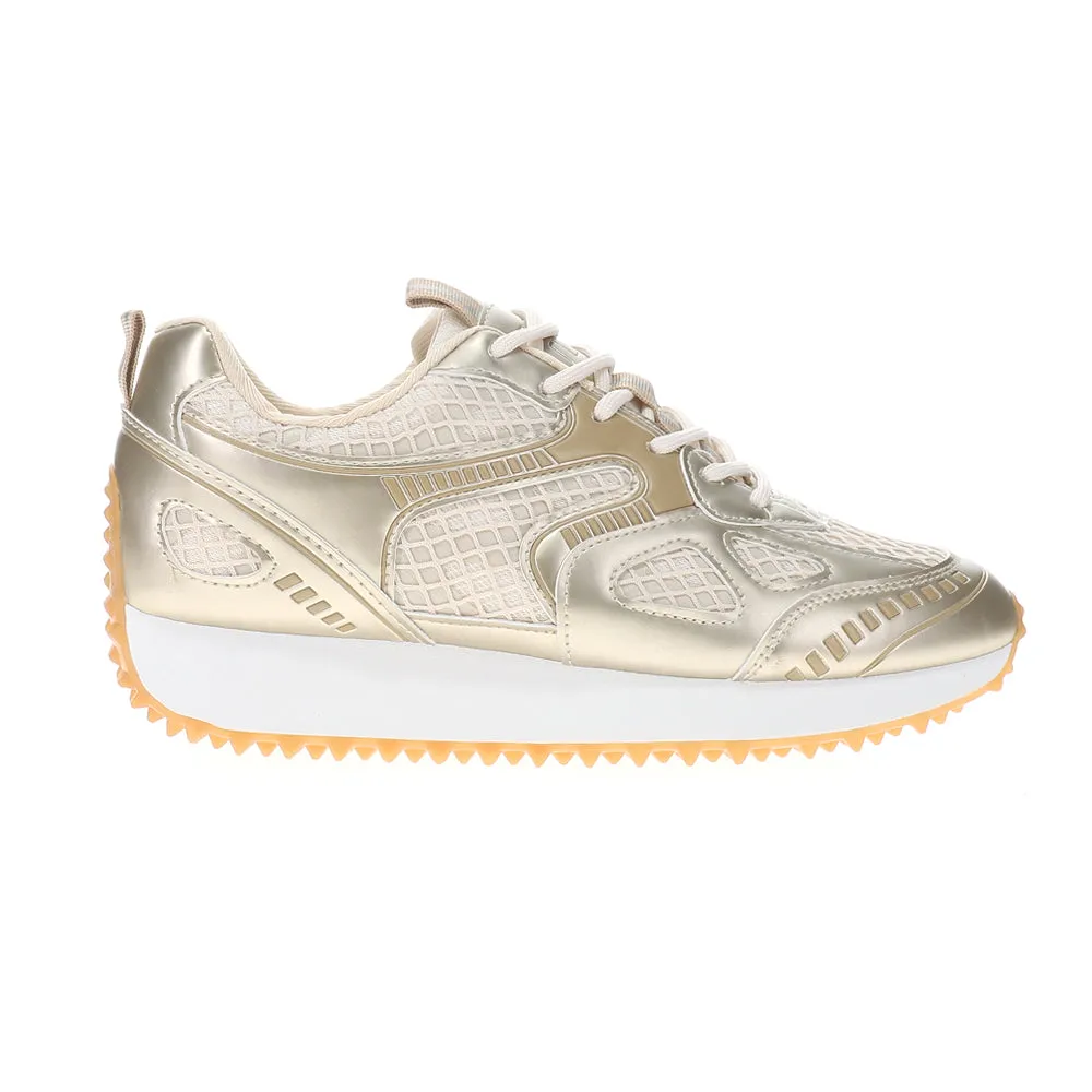 Apollo Metallic Lace Up Sneakers