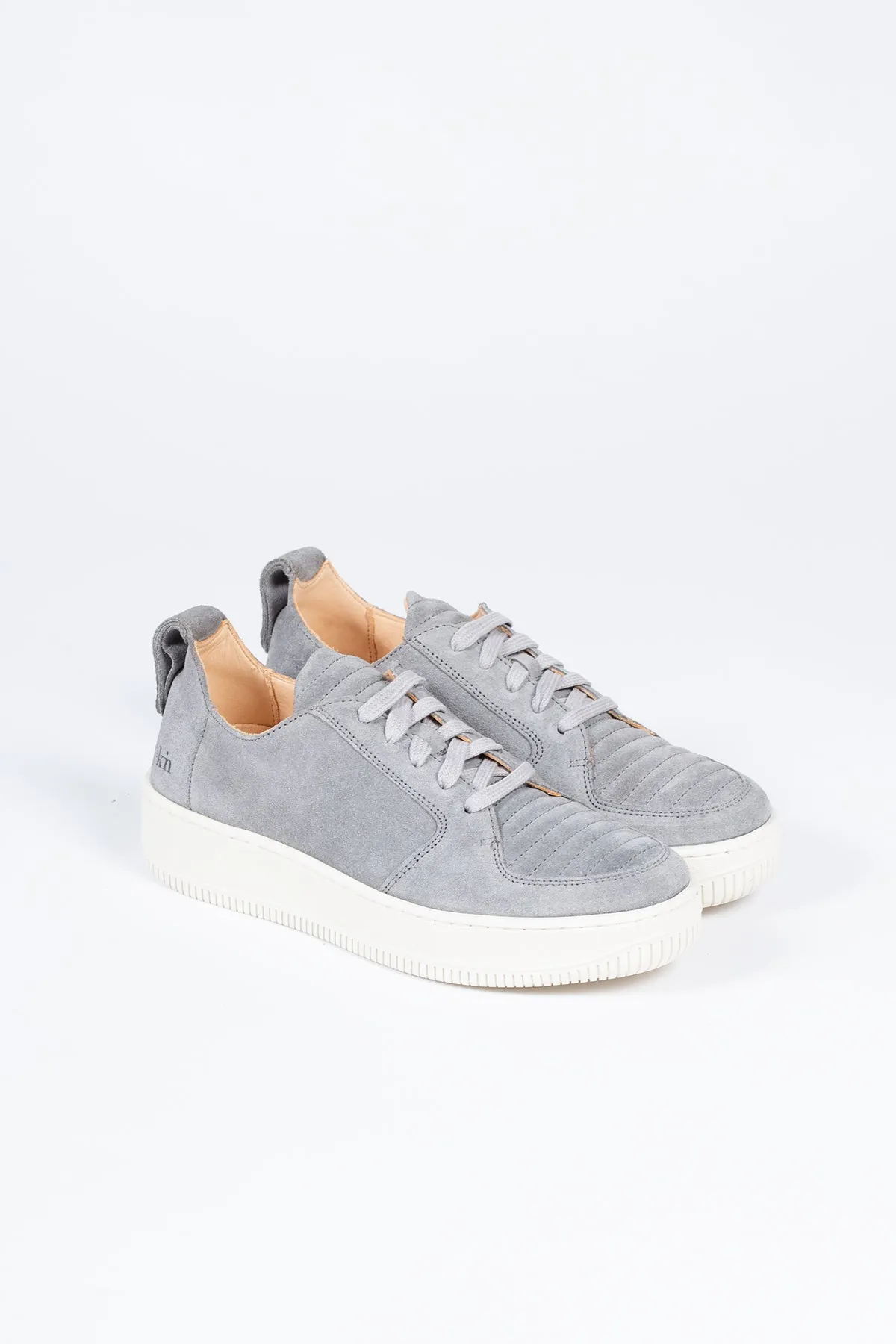 Argan Low Sutri Sneaker | Grey Suede