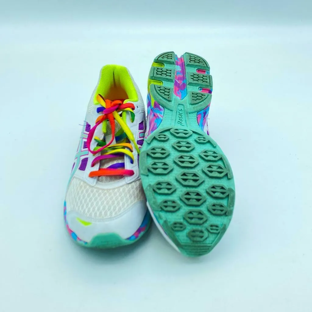 Asics Gel Frantic Running Shoe Colorful Athletic T3A6Q Size 8 1/2