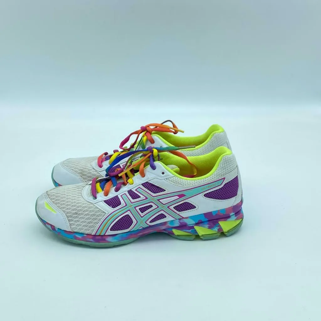 Asics Gel Frantic Running Shoe Colorful Athletic T3A6Q Size 8 1/2