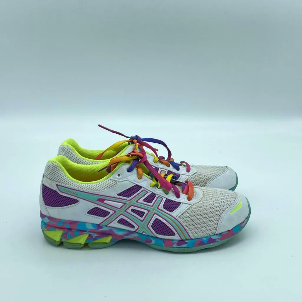 Asics Gel Frantic Running Shoe Colorful Athletic T3A6Q Size 8 1/2