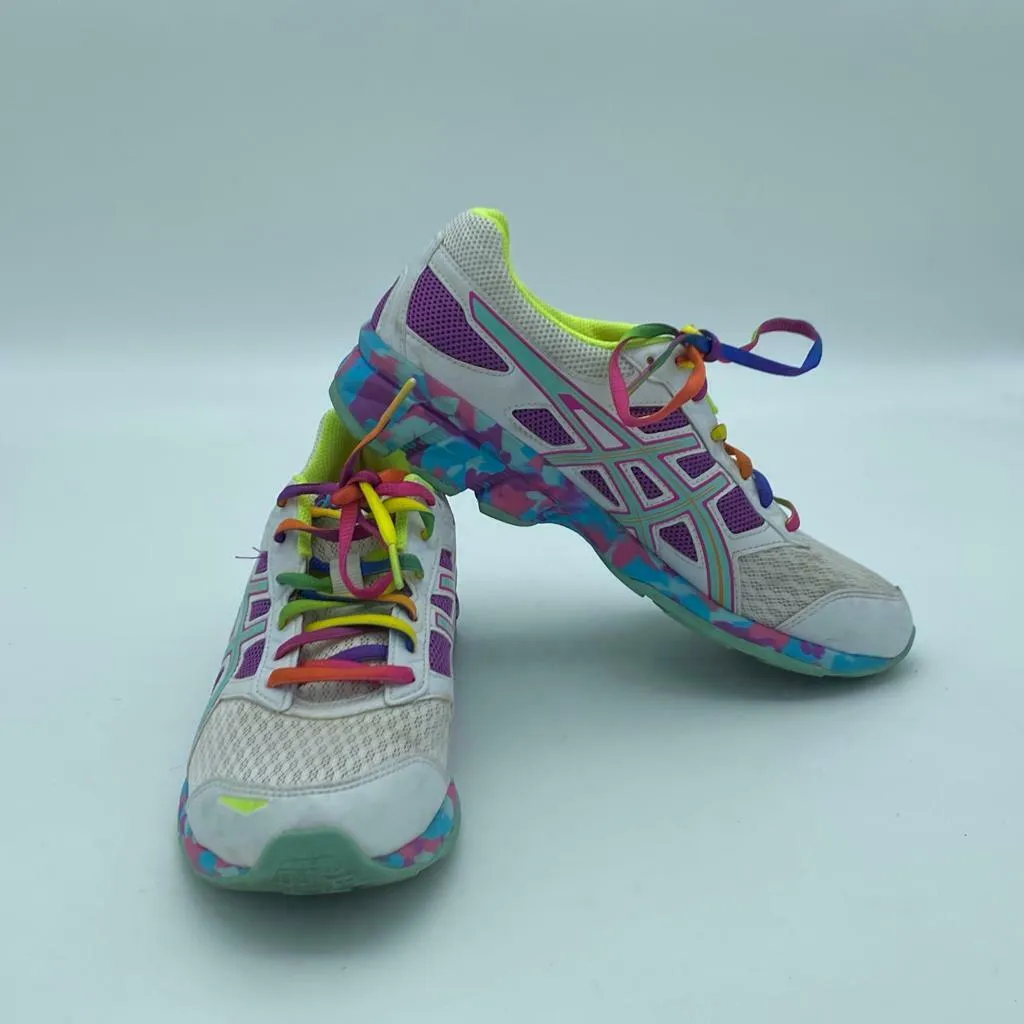 Asics Gel Frantic Running Shoe Colorful Athletic T3A6Q Size 8 1/2