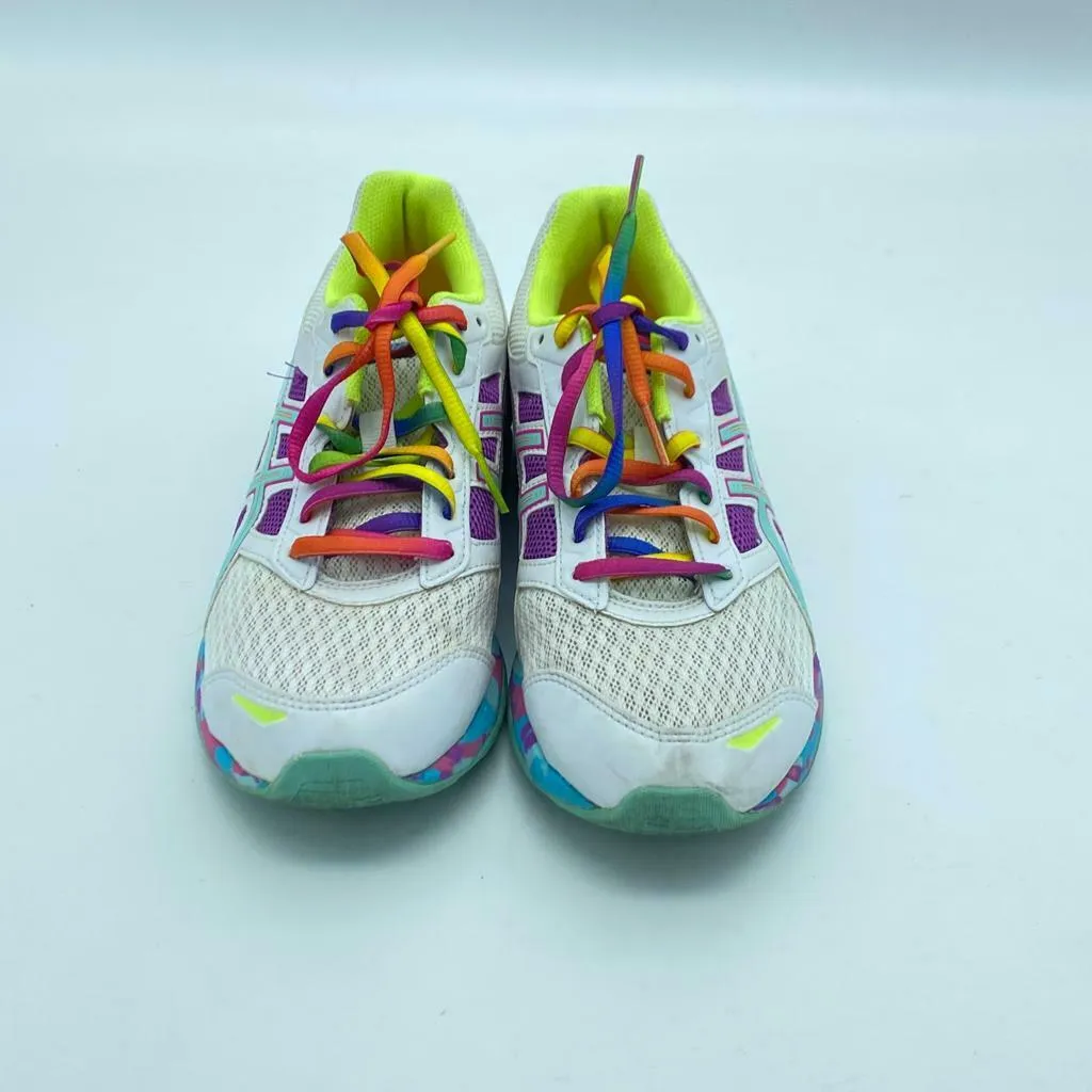 Asics Gel Frantic Running Shoe Colorful Athletic T3A6Q Size 8 1/2