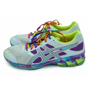 Asics Gel Frantic Running Shoe Colorful Athletic T3A6Q Size 8 1/2