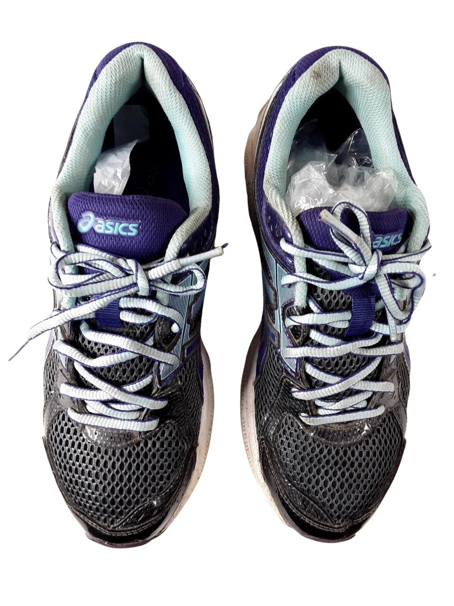 ASICS Gray/Purple Gel-Contend 2 Women's Shoes Women's (Size: 8.5) T474N