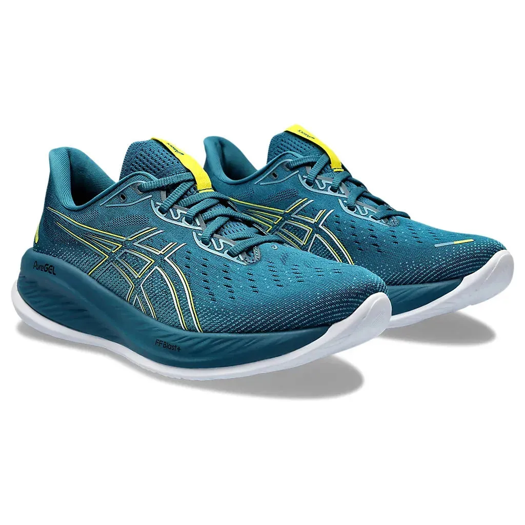 Asics Men's Cumulus 26  Evening Teal/Bright Yellow