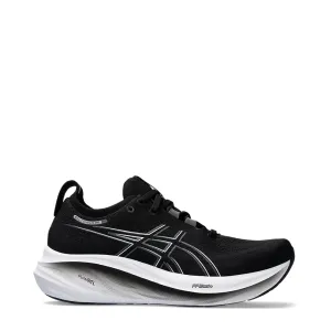 Asics Women's GEL-NIMBUS 26 Sneaker in Black/Graphite Grey