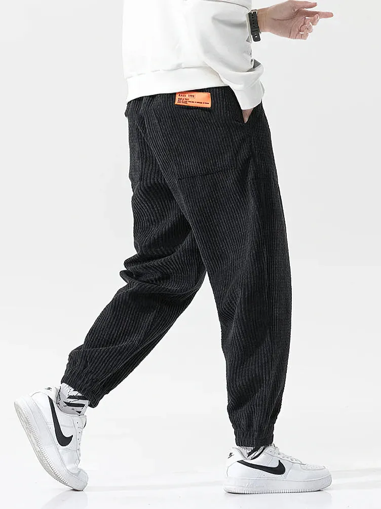 Baggy Corduroy Sweats | Fleece Joggers