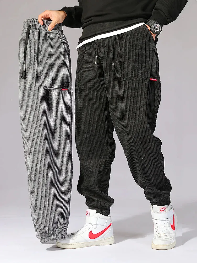 Baggy Corduroy Sweats | Fleece Joggers