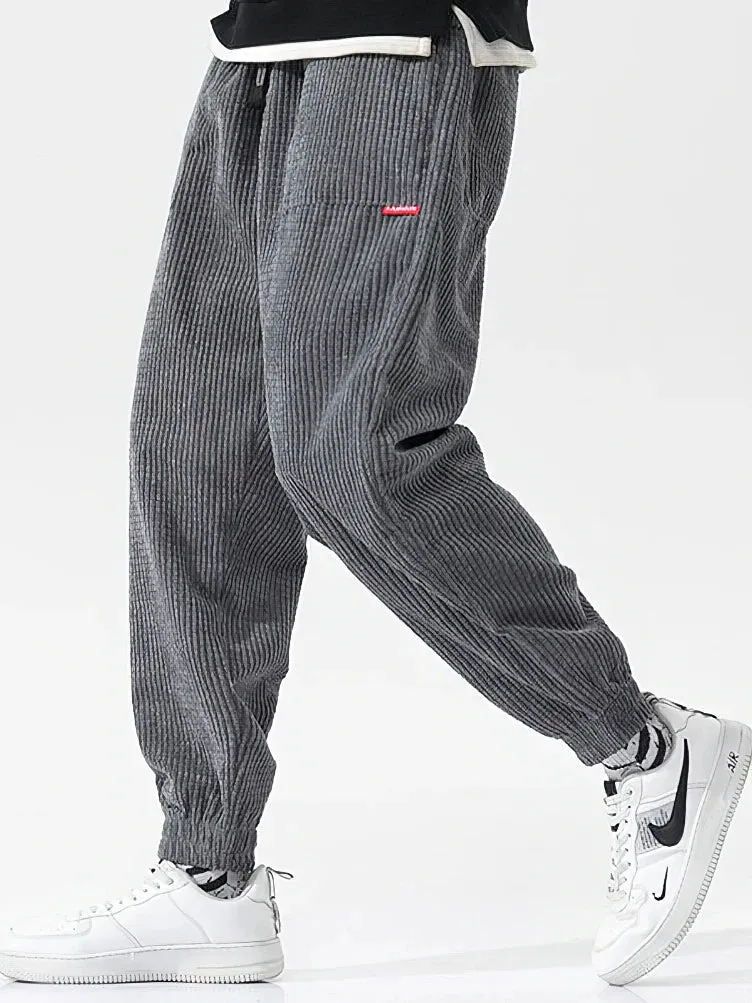 Baggy Corduroy Sweats | Fleece Joggers