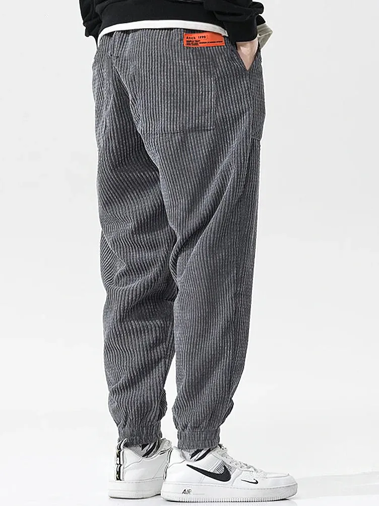 Baggy Corduroy Sweats | Fleece Joggers