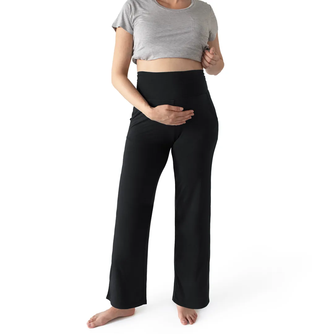 Bamboo Maternity & Postpartum Lounge Pant | Black